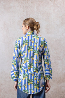 Women’s Lemon Print Cotton Shirt