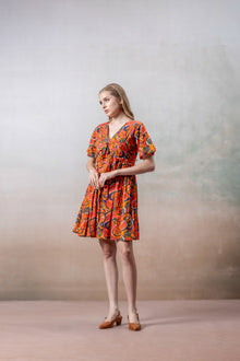 Vibrant Handcrafted Boho Dress for Women