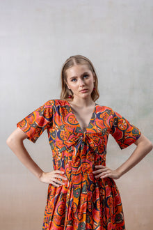 Vibrant Handcrafted Boho Dress for Women