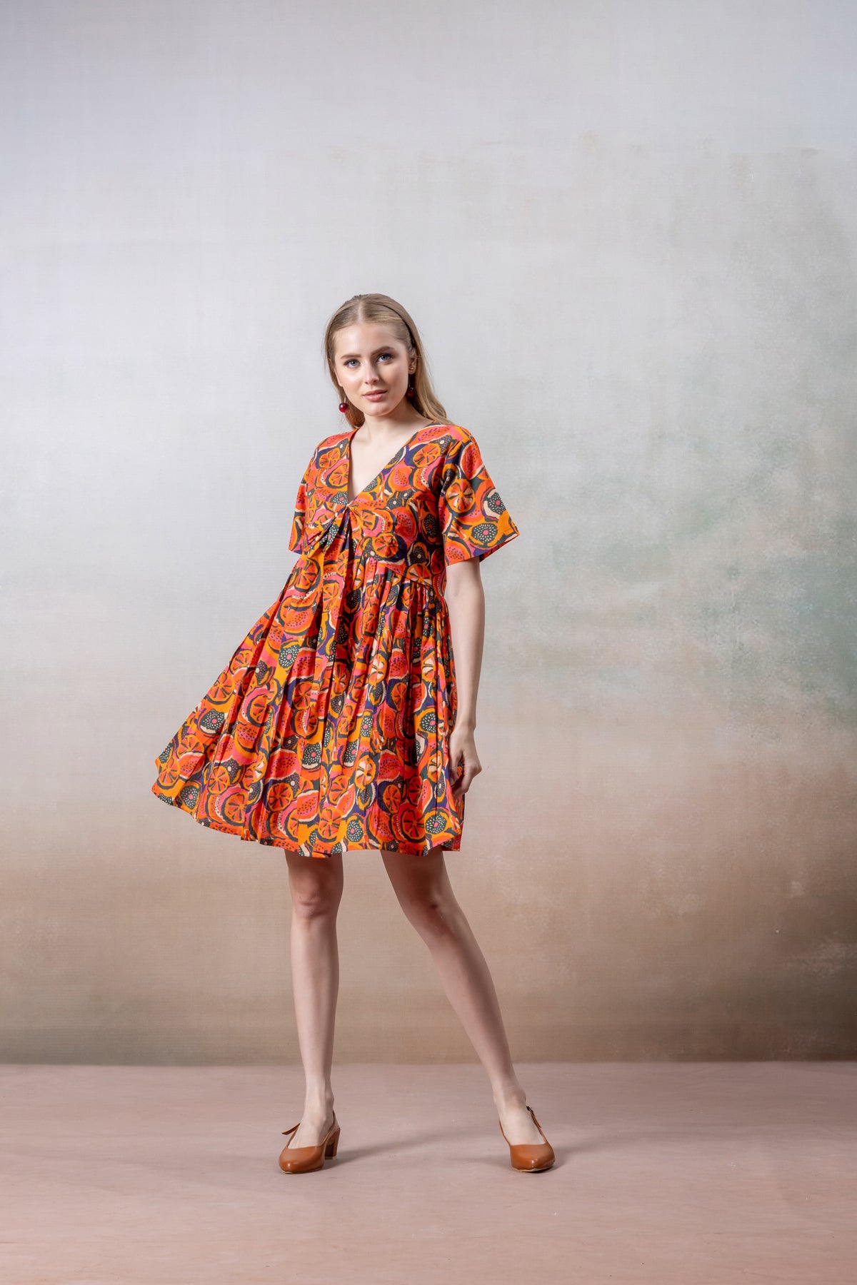 Vibrant Handcrafted Boho Dress for Women