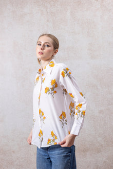 Tuscany Bloom Cotton Shirt