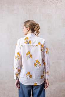 Tuscany Bloom Cotton Shirt
