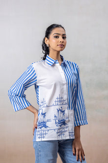 Santorini Sail Cotton Shirt