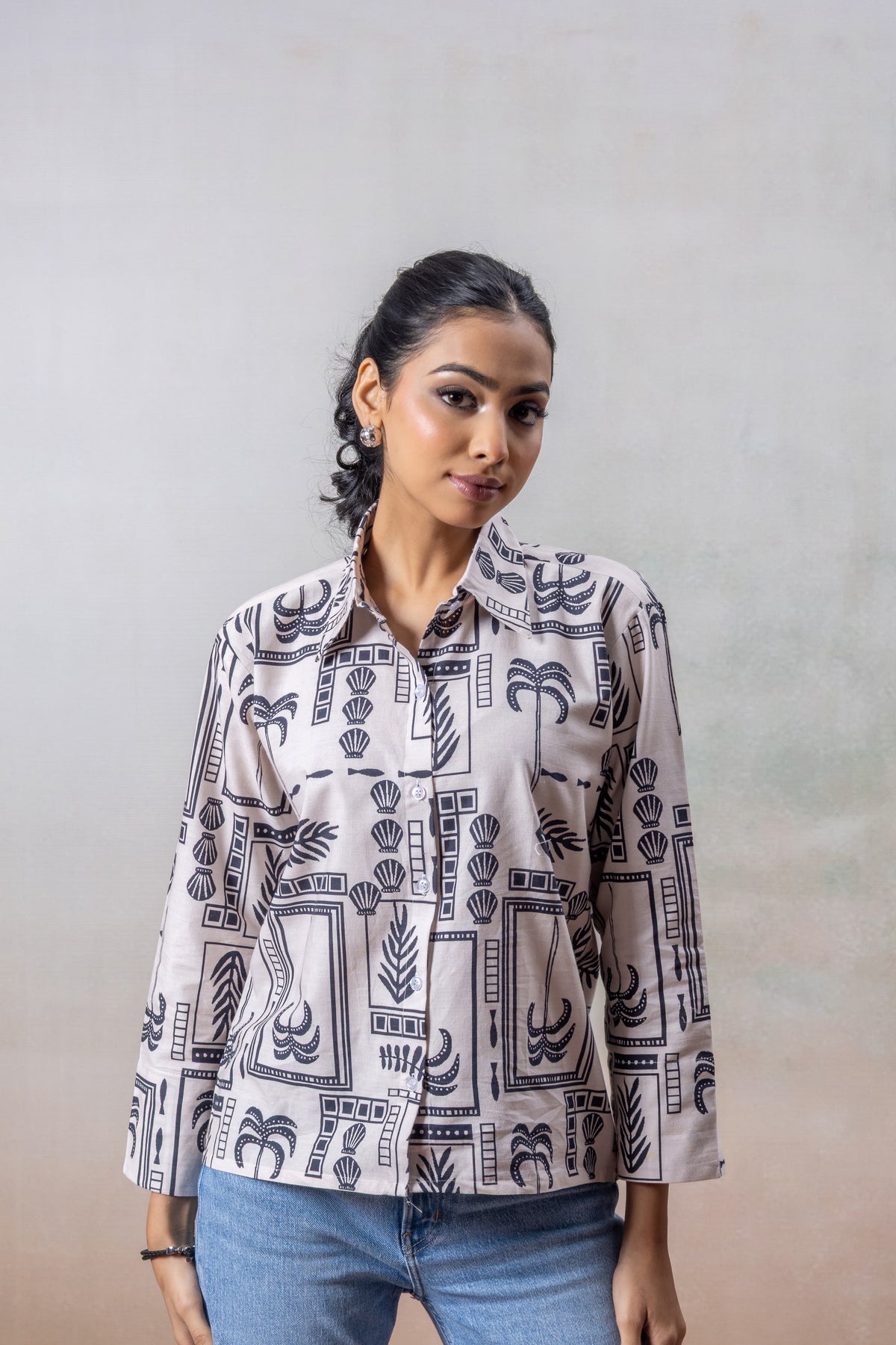 Cuban Canvas Cotton Shirt