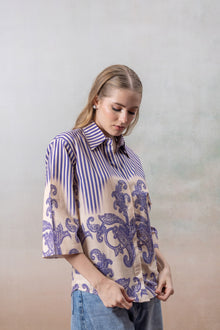 Lavender Grace Printed Shirt