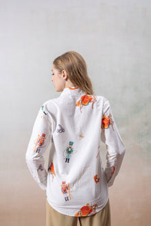 Playful Charm Printed Cotton Shirt